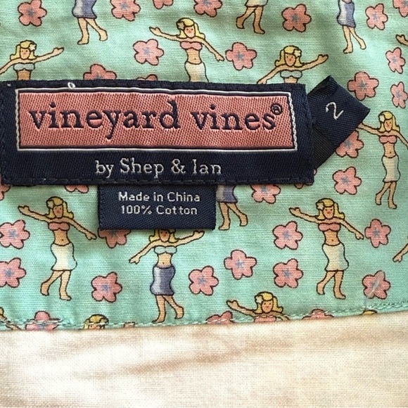 Vineyard Vines 10th Anniversary Limited Edition Patchwork Skirt Sz 2 Nautical - Picture 5 of 9